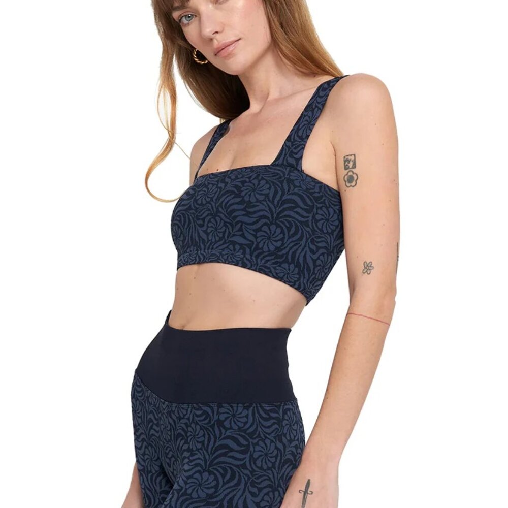 NWT SPIRITUAL GANSTER SEAMLESS JACQUARD RIA BRA, XS/S